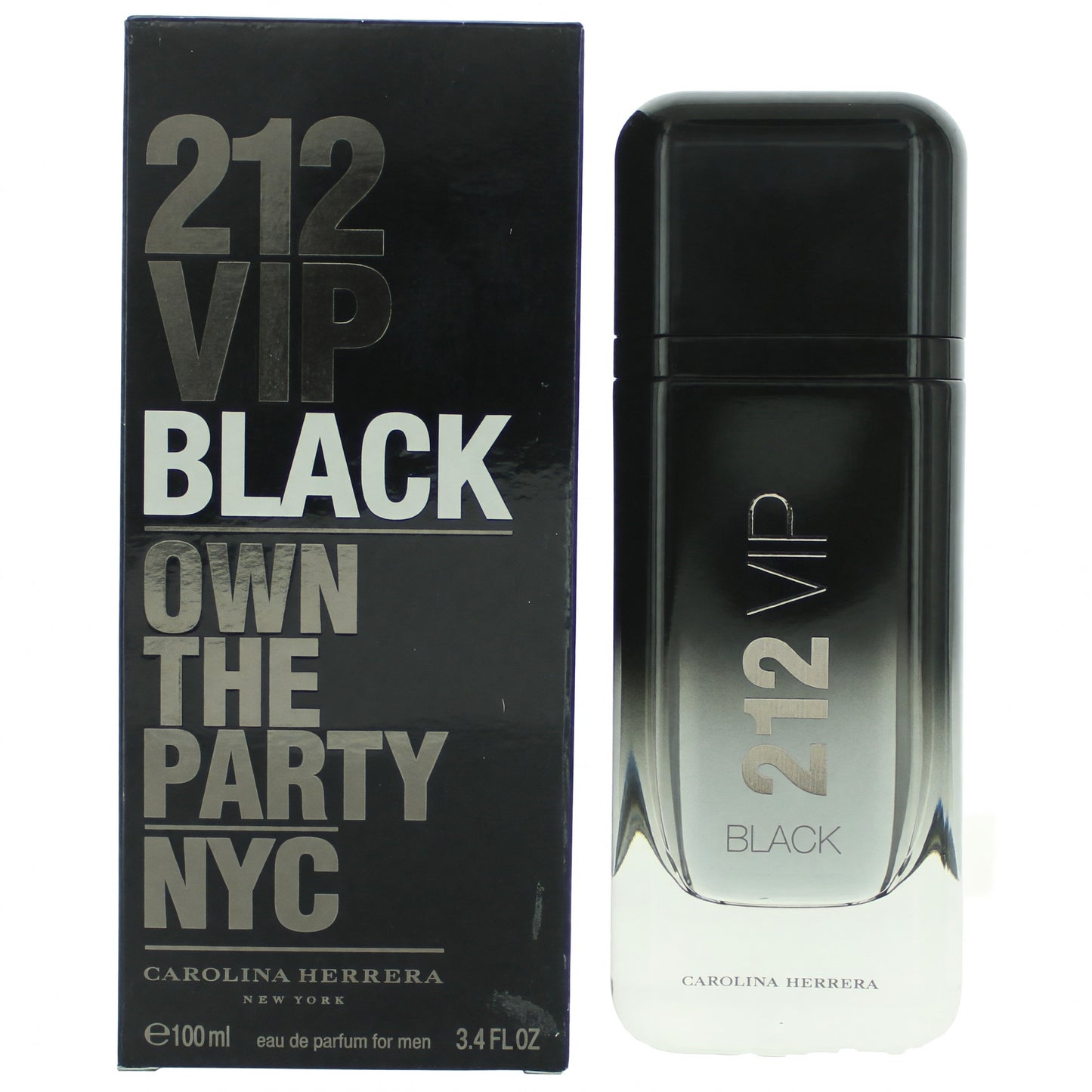 212 VIP Black by Carolina Herrera, 3.4 oz EDP Spray for Men