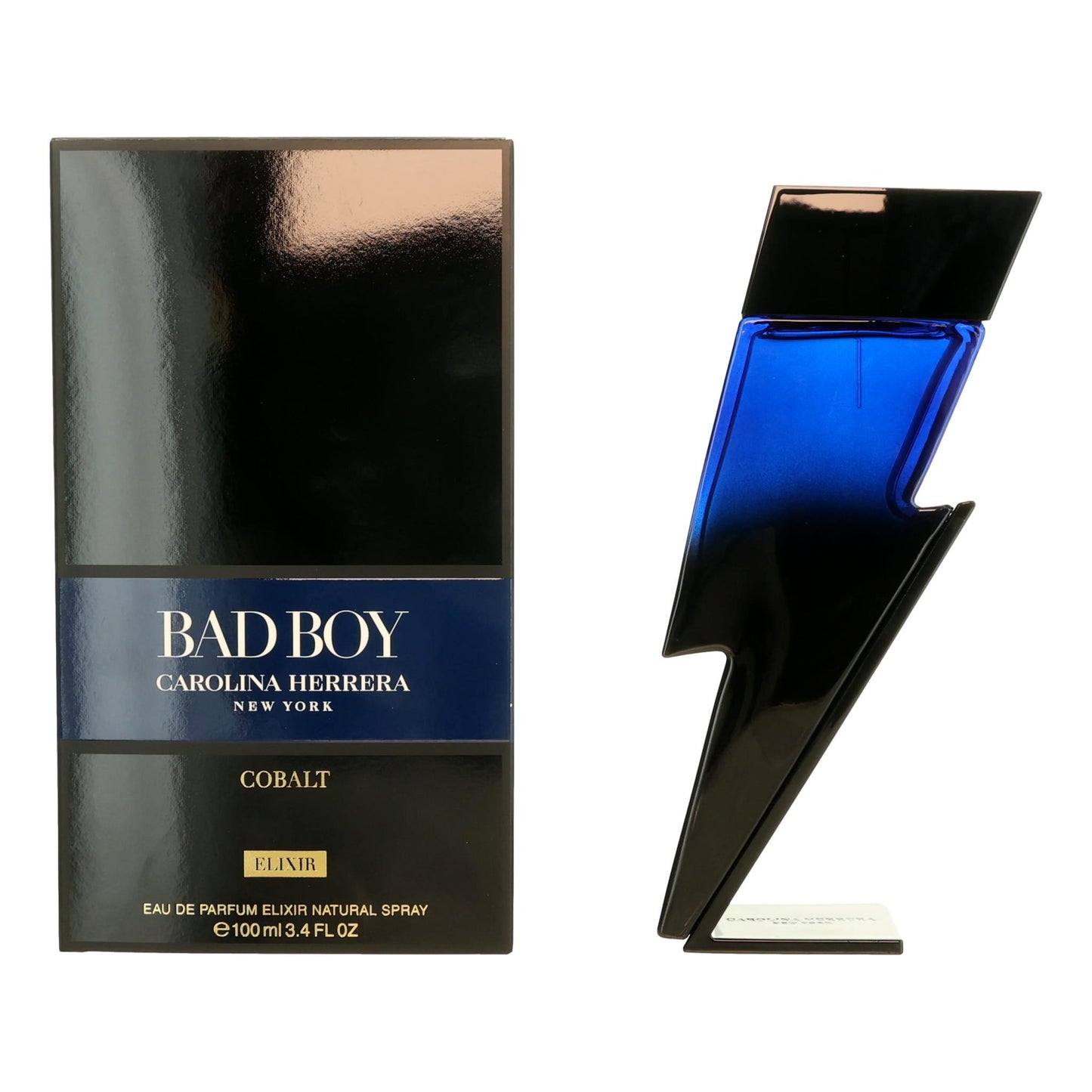 Bad Boy Cobalt Elixir by Carolina Herrera, 3.4oz EDP Elixir Spray Men