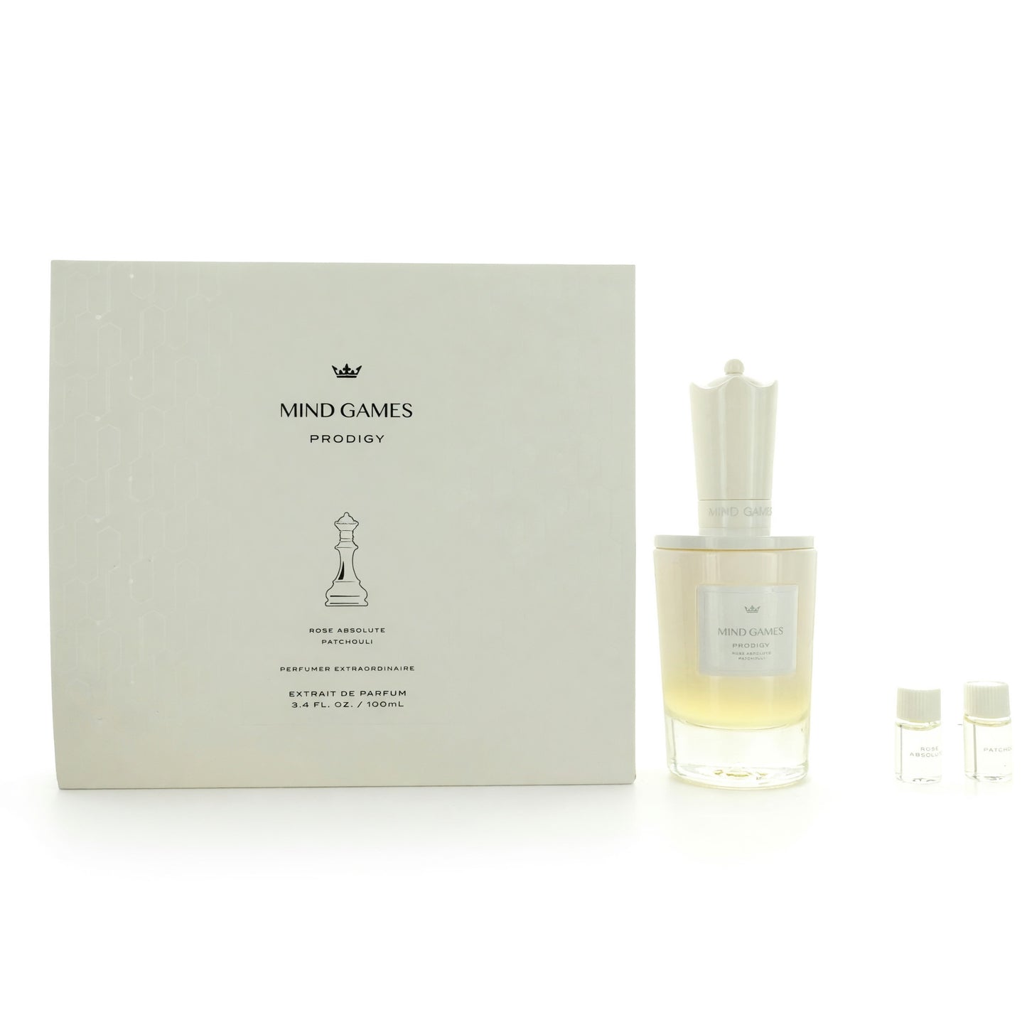 Rose Absolute Patchouli by Mind Games, 3.4oz Extrait de Parfum Spray for Unisex