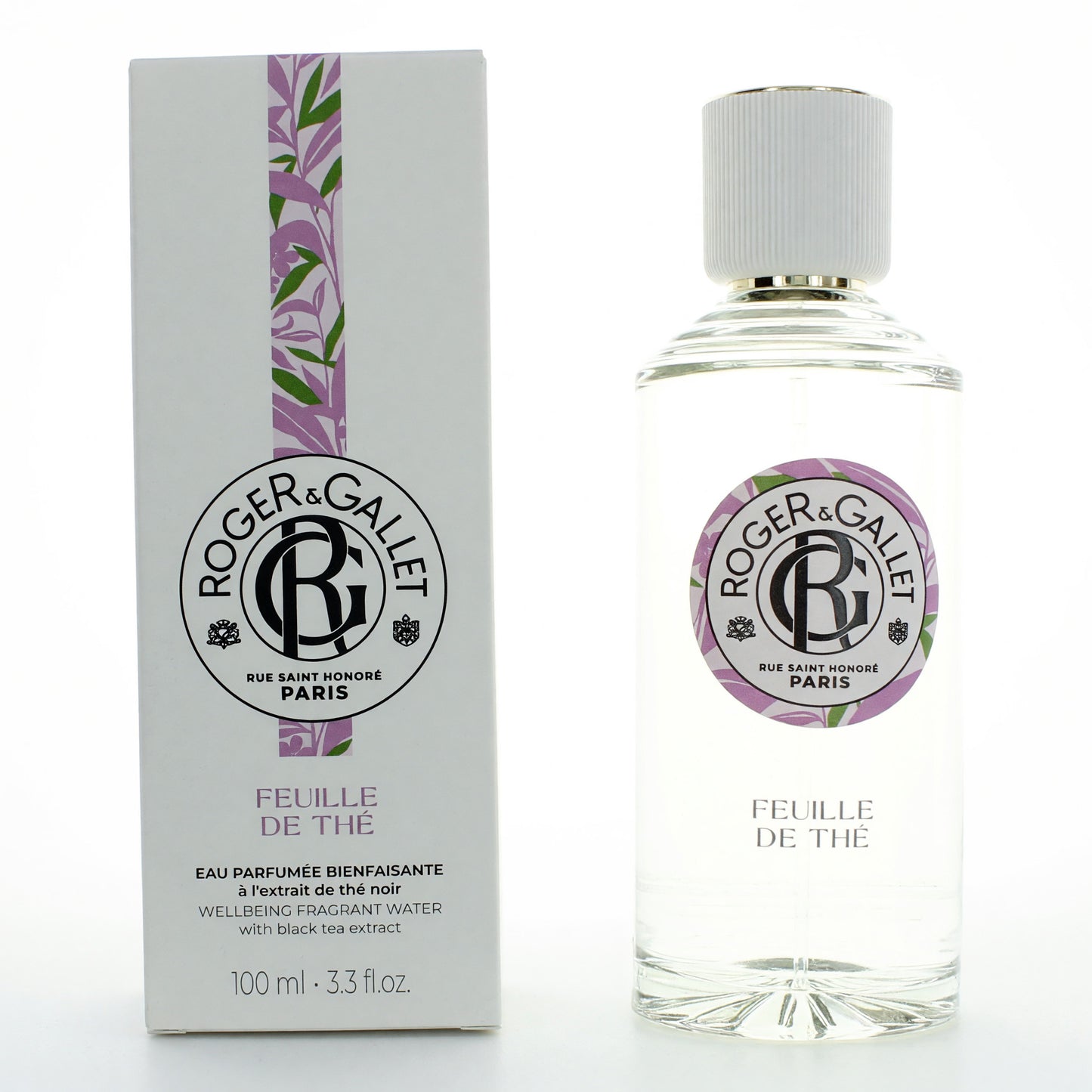 Roger & Gallet Feuille De The, 3.3oz Eau Parfumee Spray for Unisex