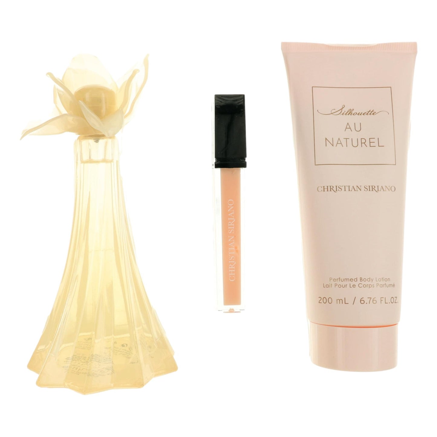 Silhouette Au Naturel by Christian Siriano, 3 Piece Gift Set for Women
