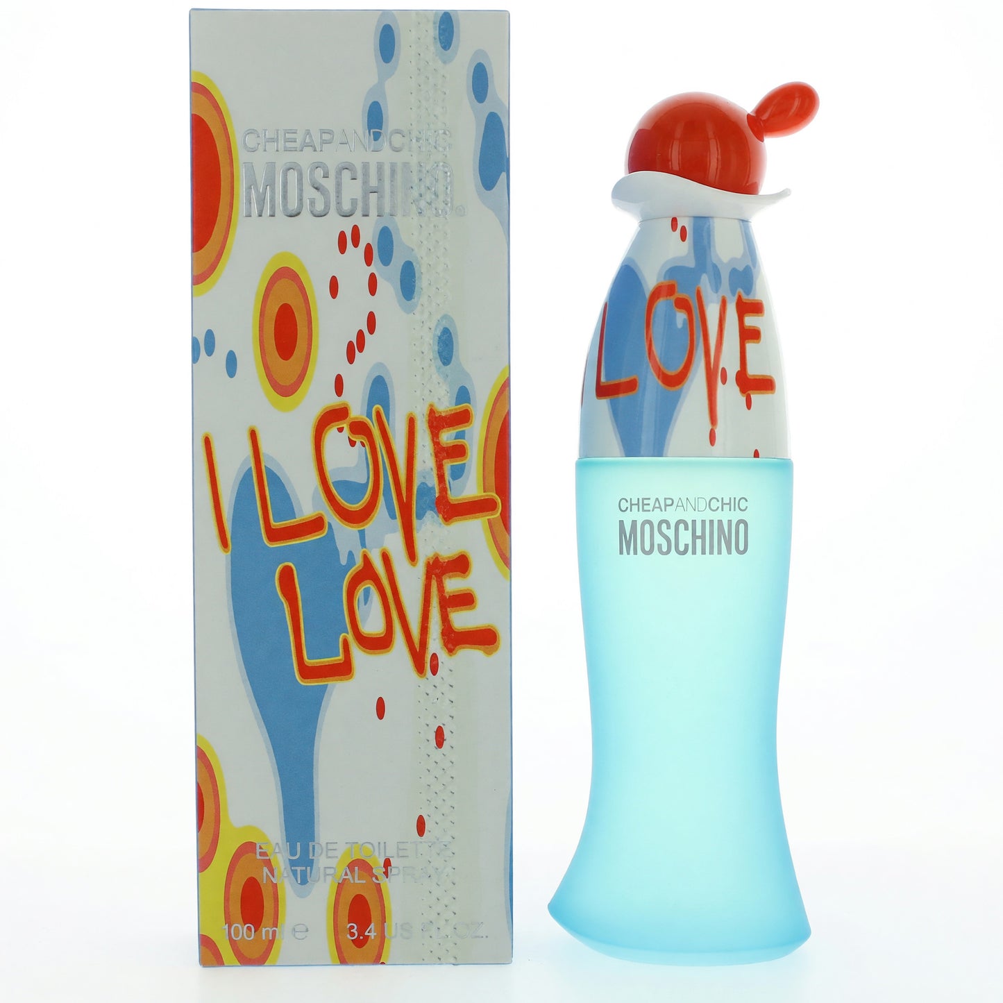 I Love Love Cheap & Chic by Moschino, 3.4 oz EDT Spray for Women