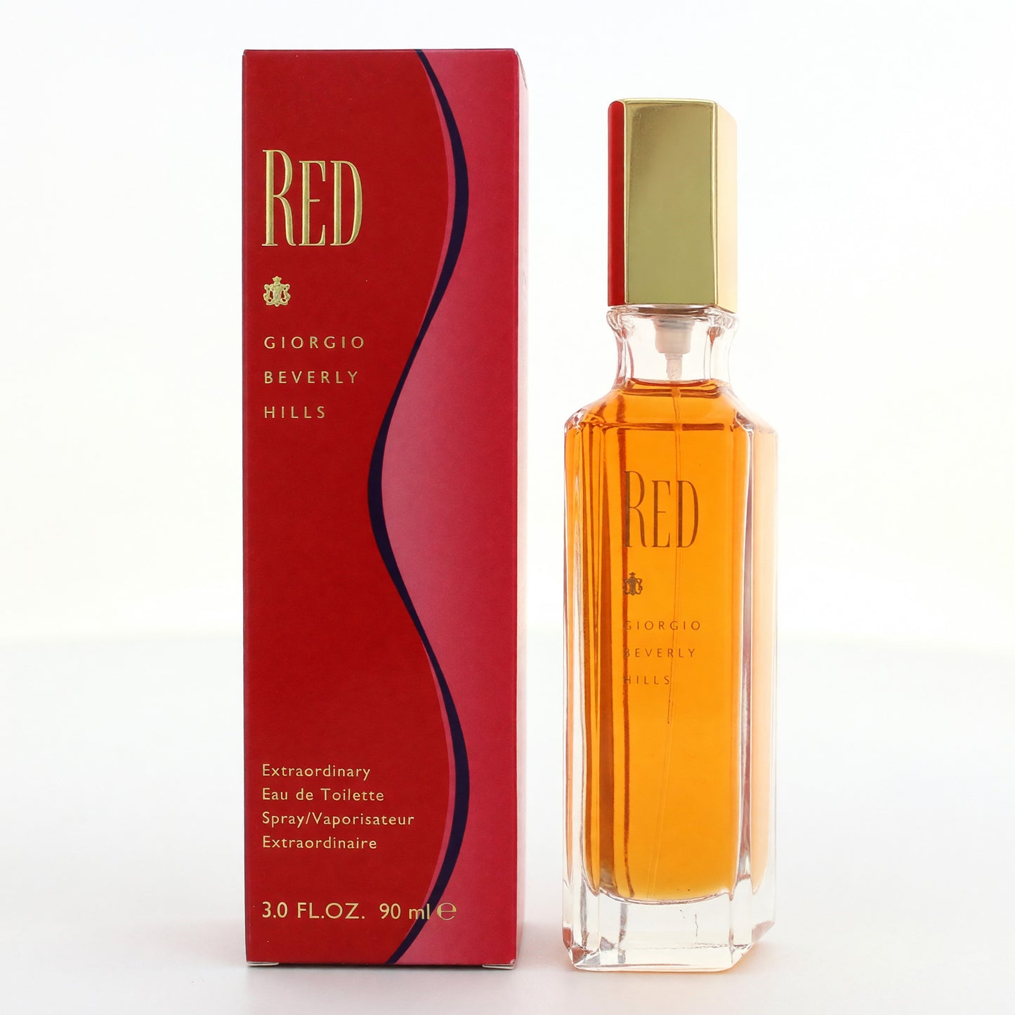 Red by Beverly Hills, 3 oz EDT Spray for Women