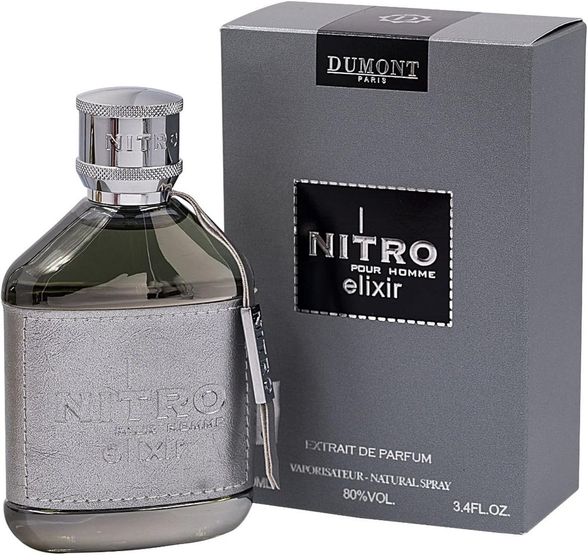 Nitro Elixir by Dumont, 3.4 oz Extrait De Parfum Spray for Men