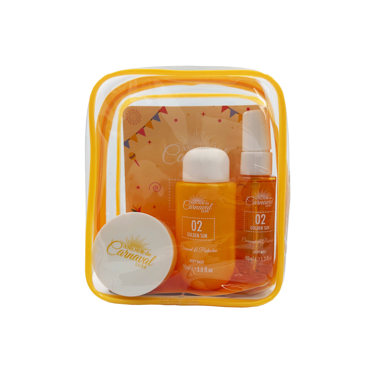 02 Golden Sun by Amour De Carnaval, 4 Piece Gift Set for Women