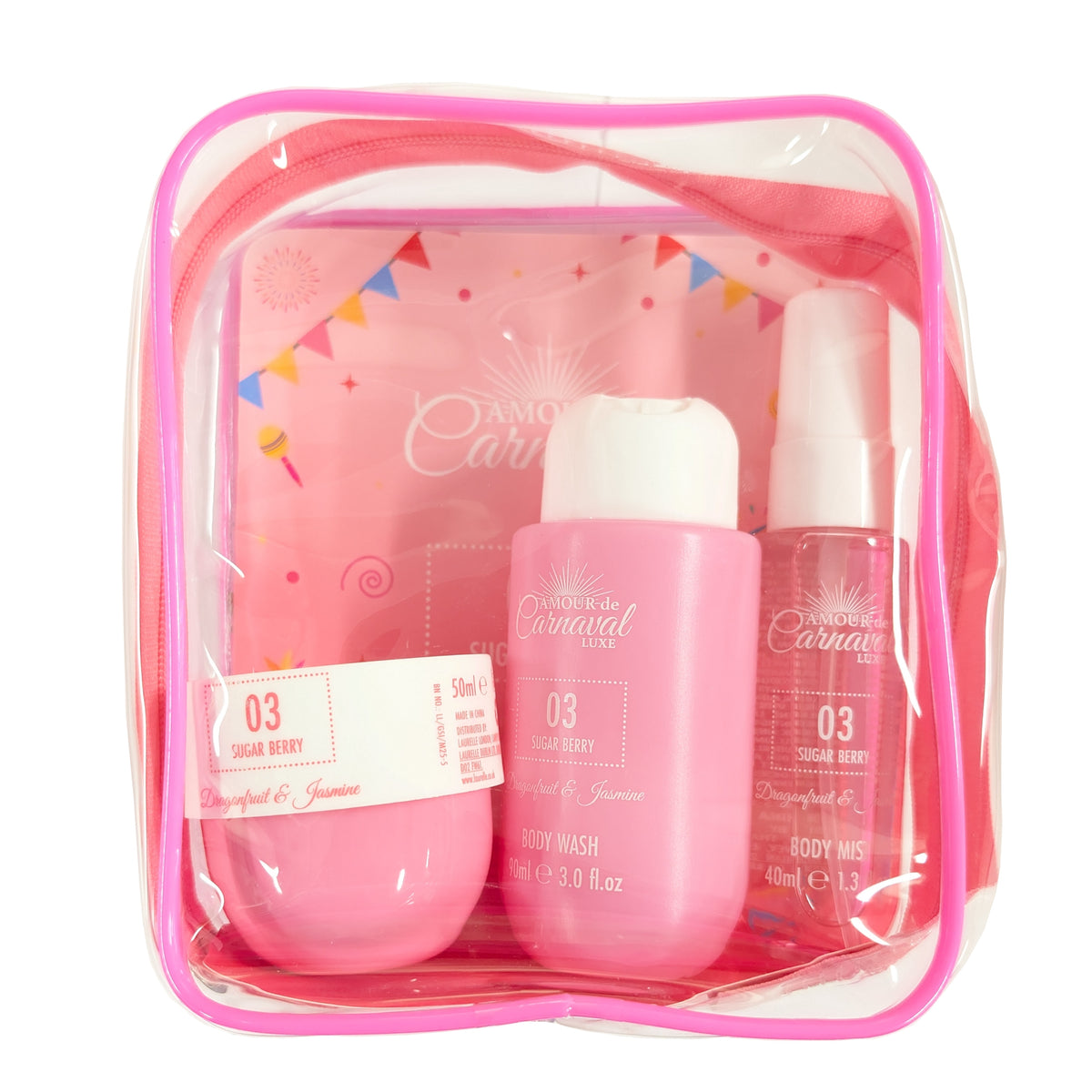03 Sugar Berry by Amour De Carnaval, 4 Piece Gift Set for Women