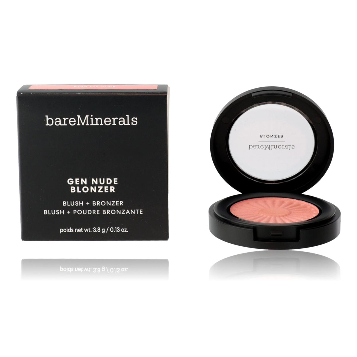 Bare Minerals Gen Nude Blonzer by bareMinerals, 0.13 oz Blush & Bronzer- Kiss of Pink