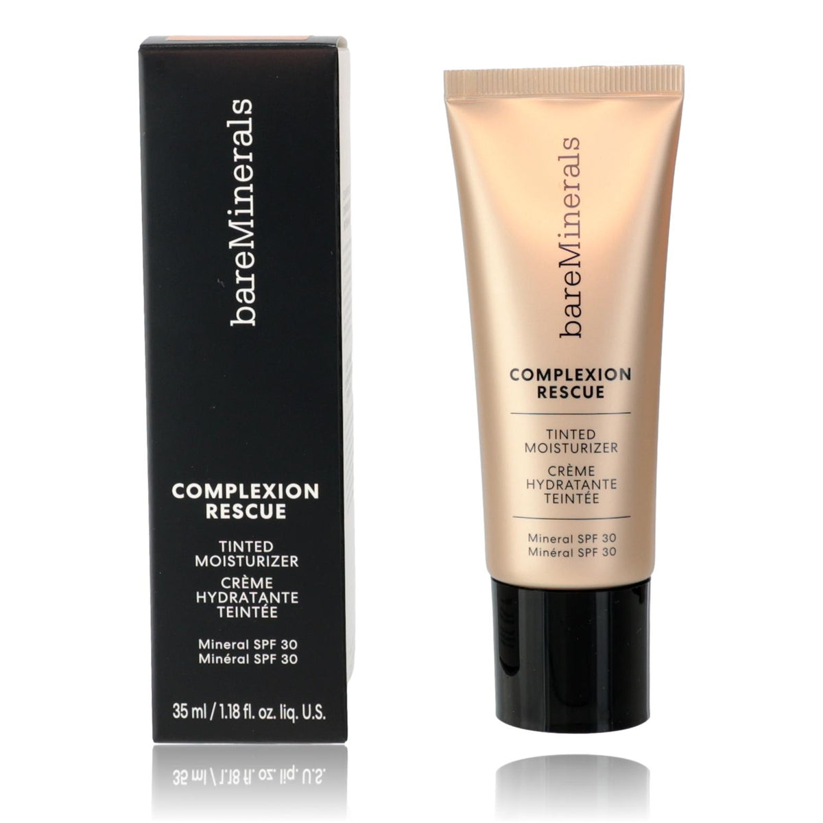 Bare Minerals Complexion Rescue by bareMinerals, 1.18 oz Tinted Moisturizer SPF 30- Suede 04