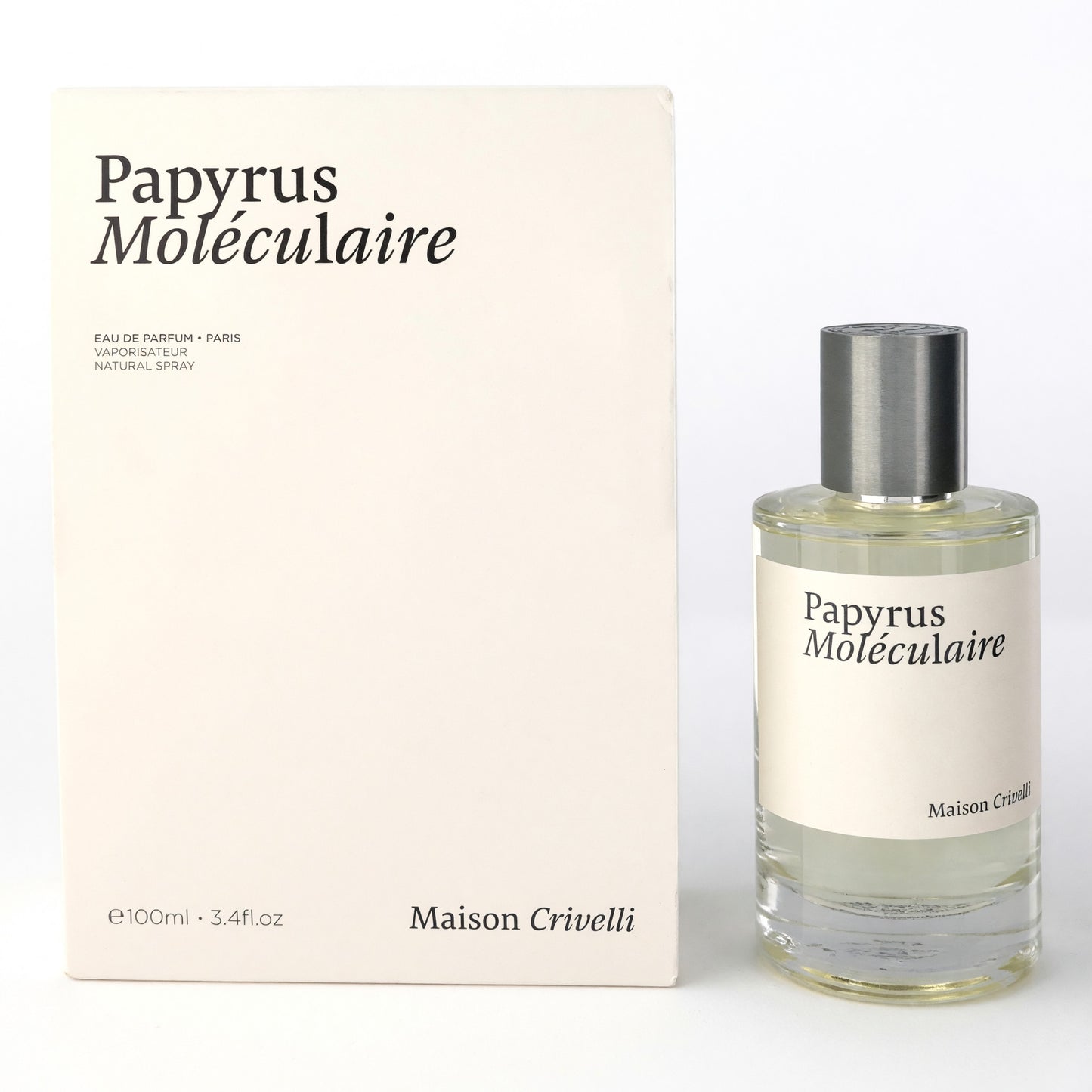Papyrus Moléculaire by Maison Crivelli, 3.4 oz EDP Spray for Unisex