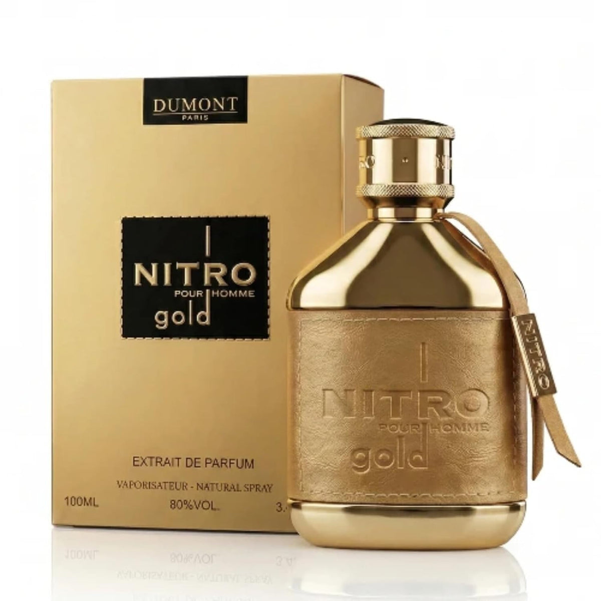 Nitro Gold by Dumont, 3.4 oz Extrait De Parfum Spray for Unisex
