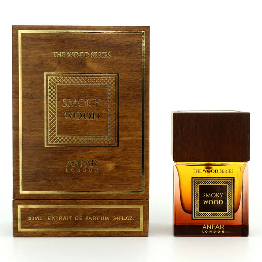The Wood Series Smoky Wood by Anfar, 3.4oz Extrait de Parfum Spray men