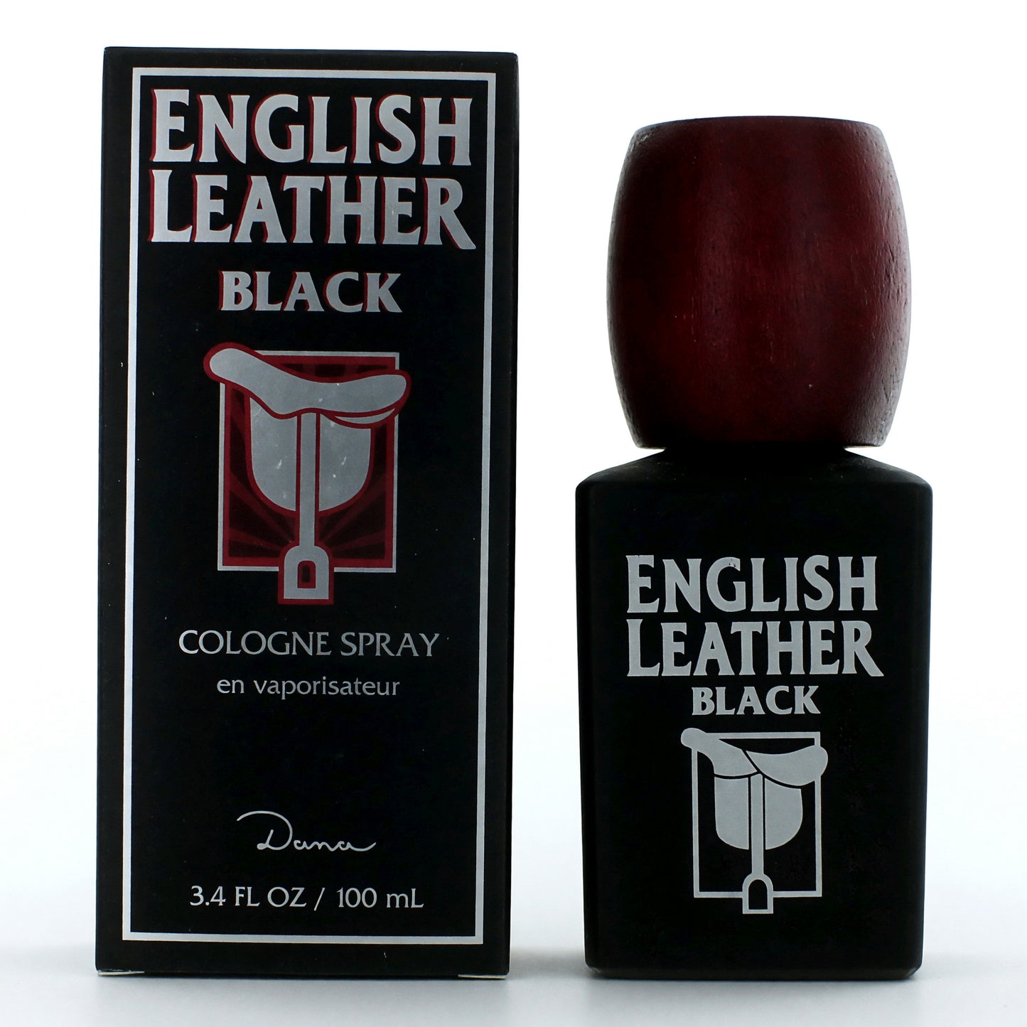 English Leather Black by Dana, 3.4 oz Cologne Spray for Men