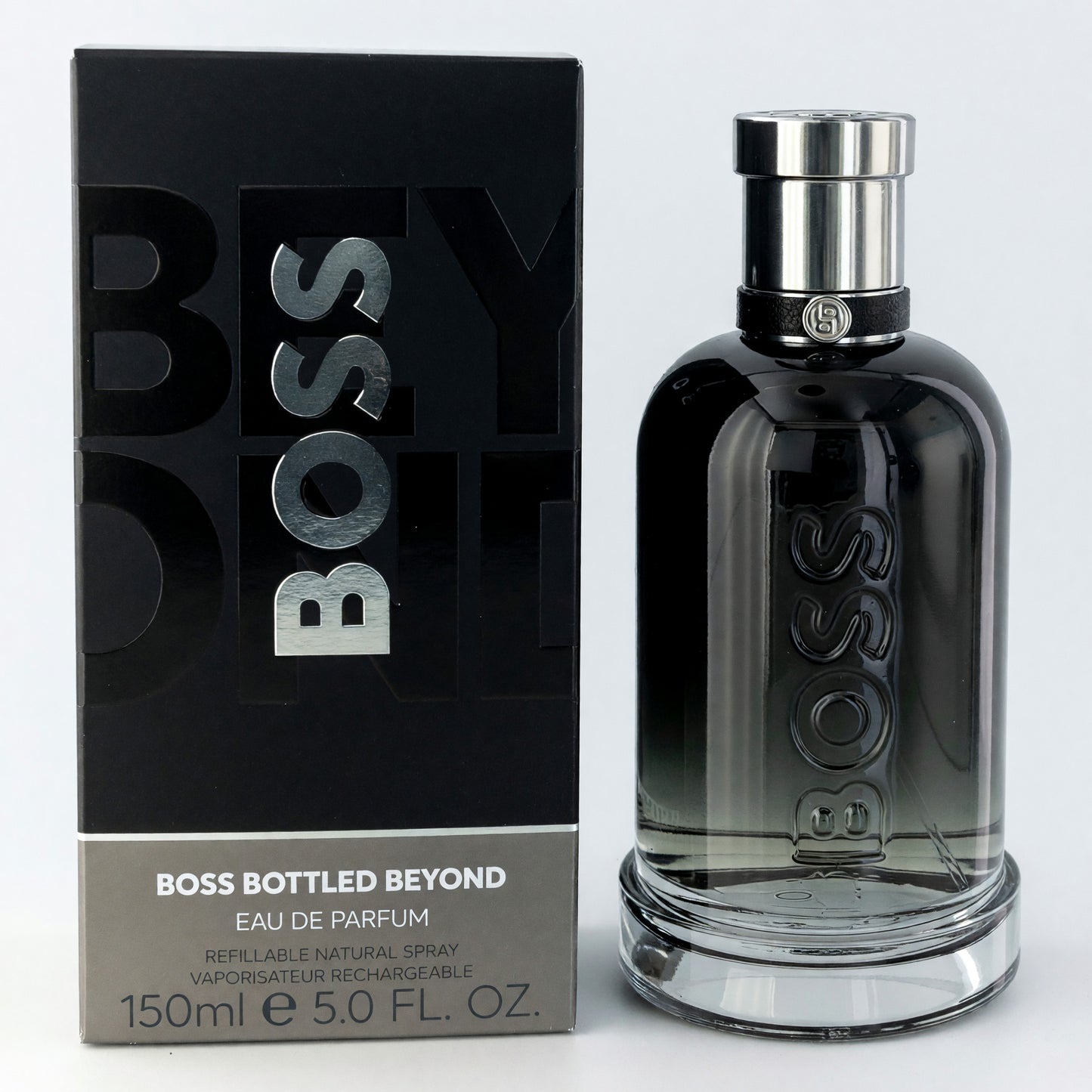 Boss Bottled Beyond by Hugo Boss, 5 oz EDP Spray Refillable for Men