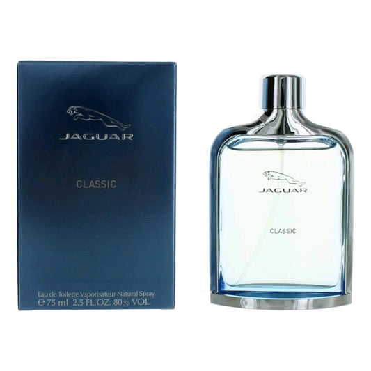 Jaguar Classic Blue by Jaguar, 2.5 oz EDT Spray for Men