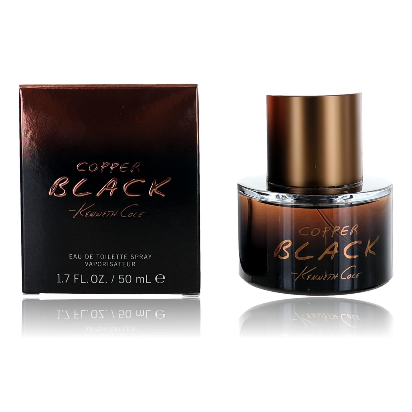 Copper Black by Kenneth Cole, 1.7 oz EDT Spray for Men