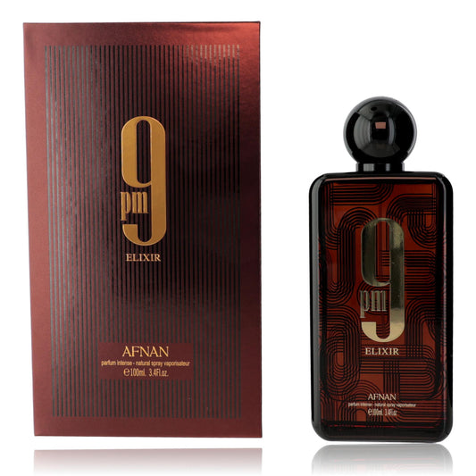 9 PM Elixir by Afnan, 3.4 oz Parfum spray for Unisex