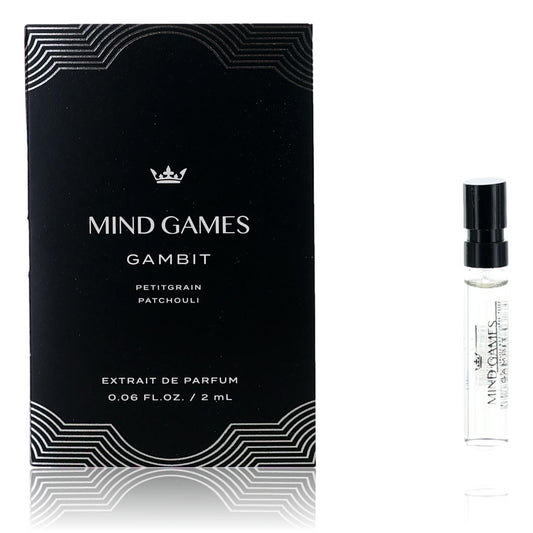 Gambit by Mind Games, 0.067 oz Extrait de Parfum for Unisex Sample