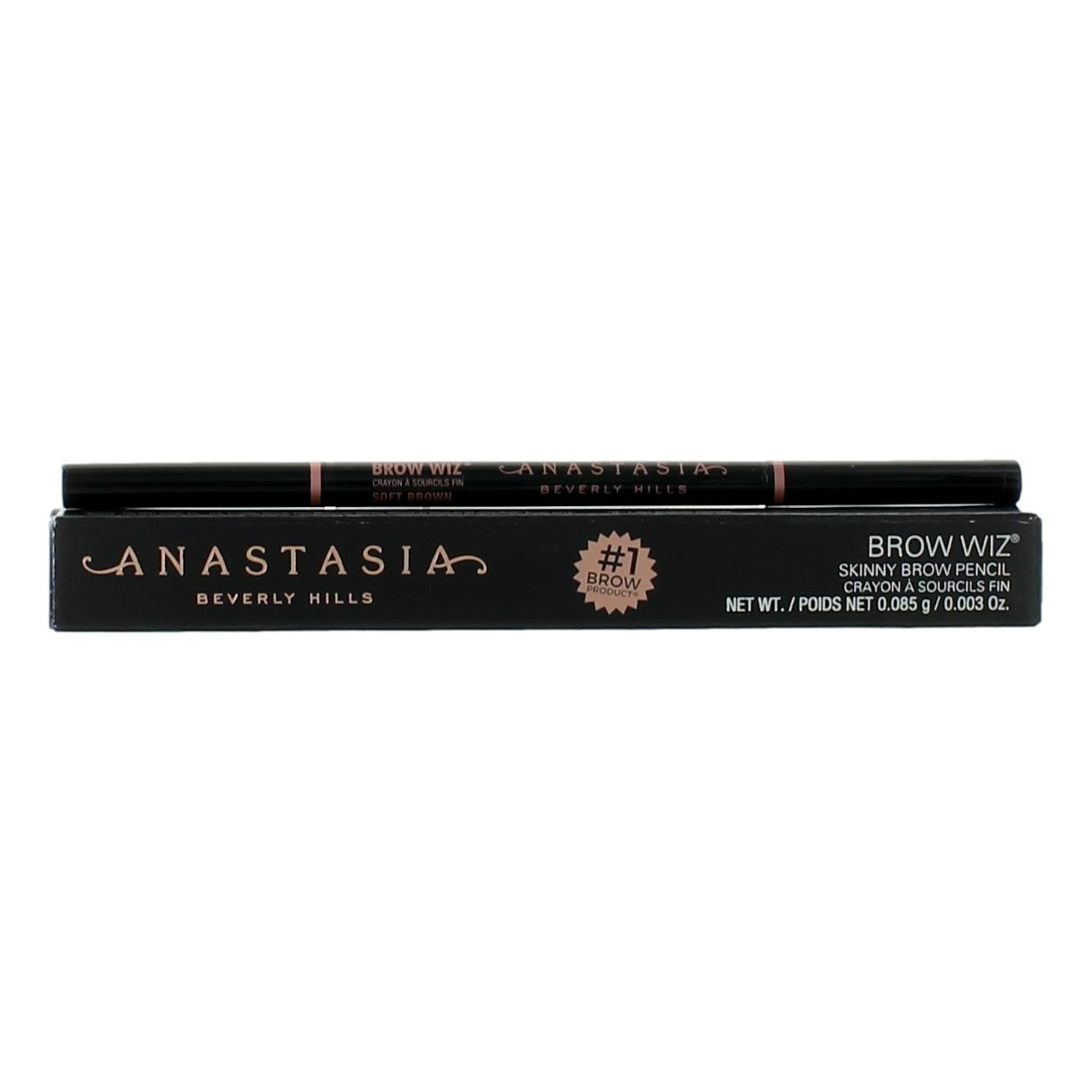 Anastasia Brow Wiz, 0.003oz Skinny Brow Pencil - Soft Brown