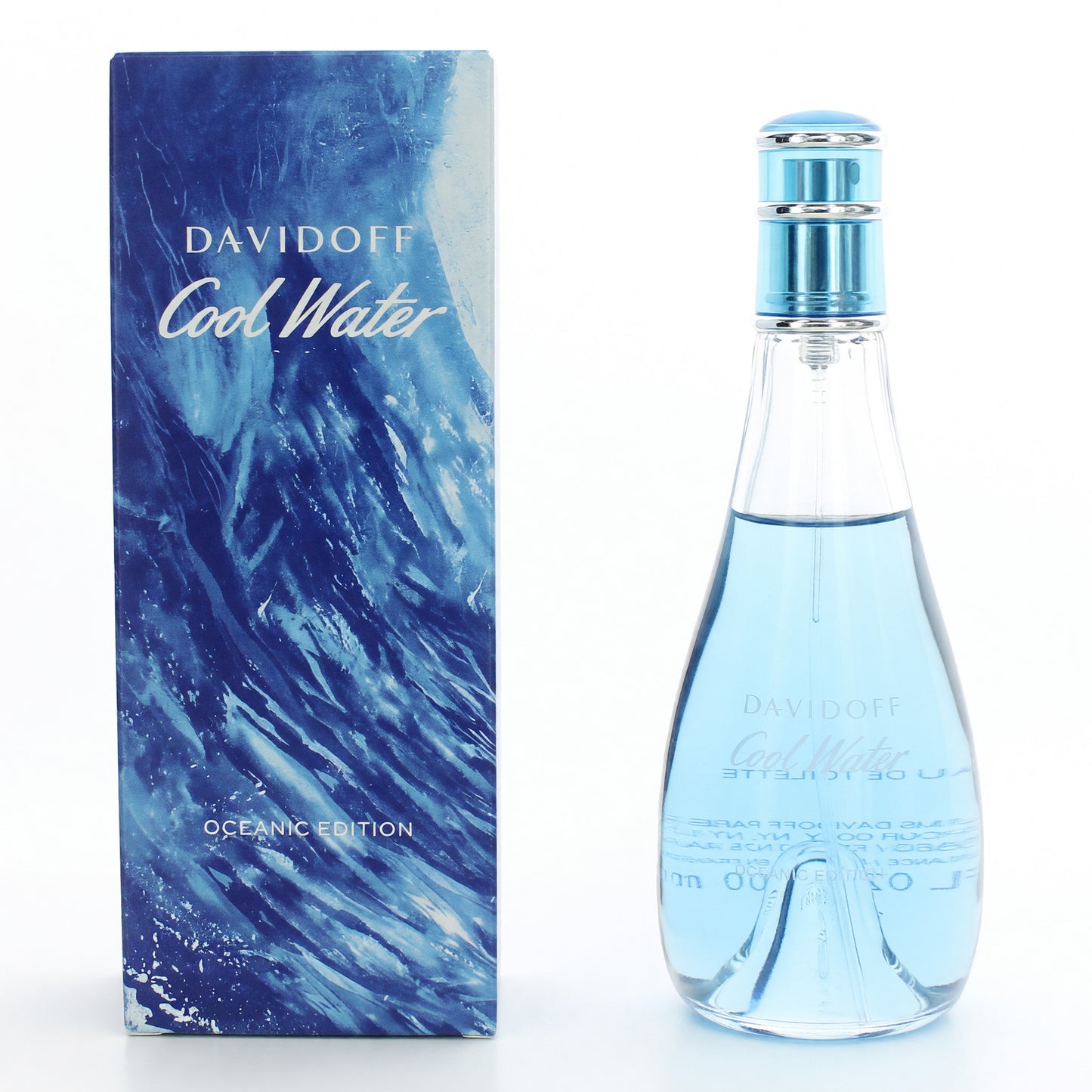 Cool Water Oceanic Edition by Davidoff, 3.3 oz EDT Spray for Women