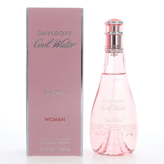 Cool Water Sea Rose by Davidoff, 3.4 oz EDT Spray for Women