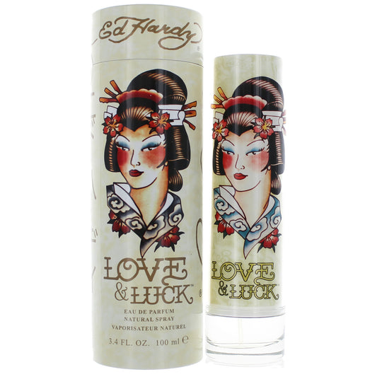 Ed Hardy Love & Luck by Christian Audigier, 3.4 oz EDP Spray for Women