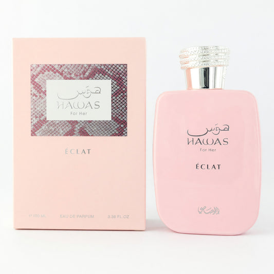 Hawas Eclat by Rasasi, 3.4 oz EDP Spray for Women