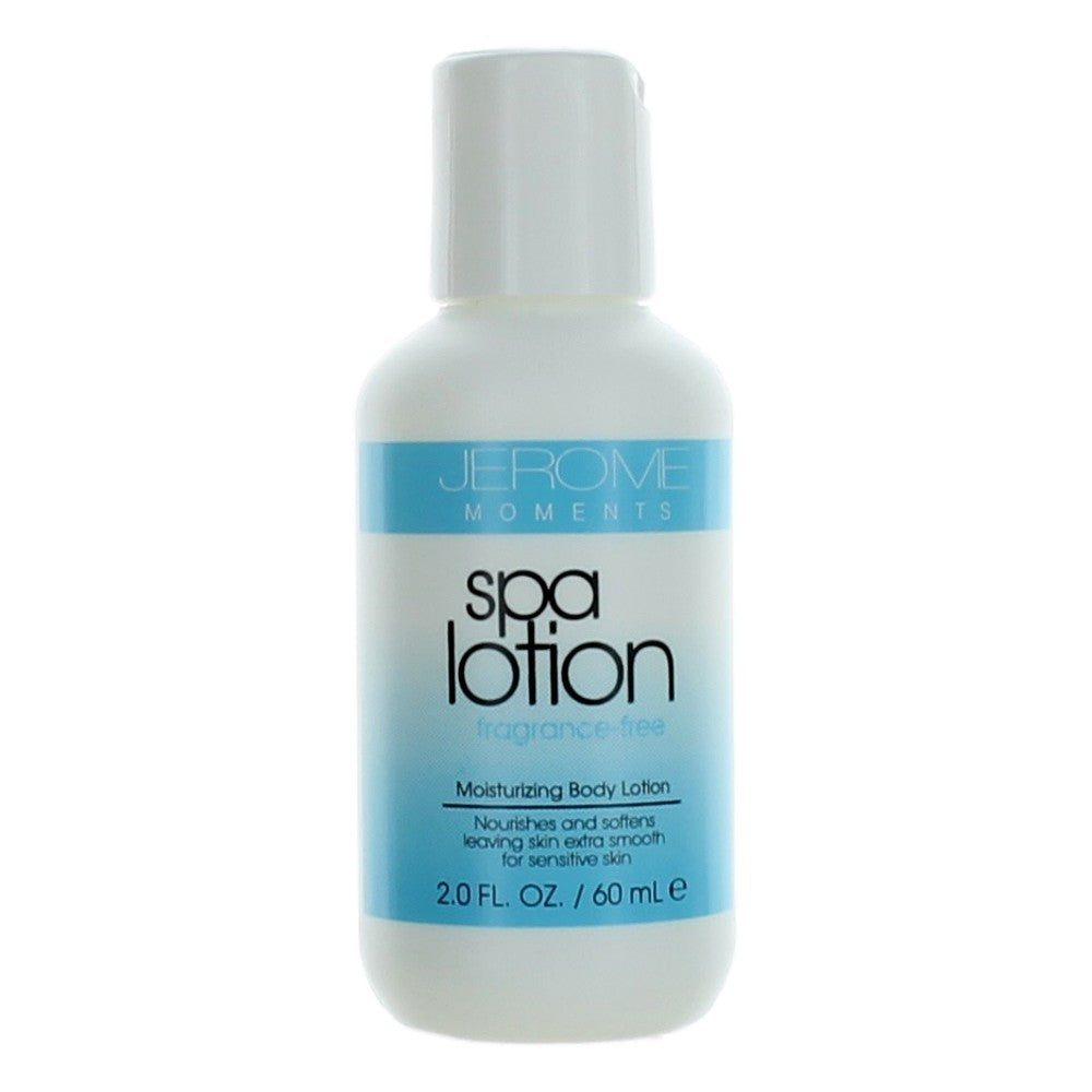 Spa Lotion Fragrance Free by Jerome Moments, 2oz Body Lotion women