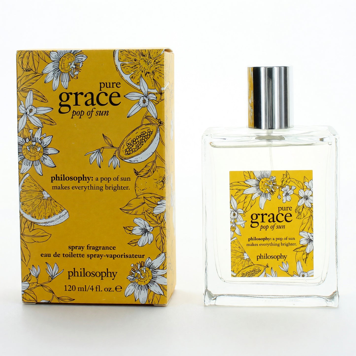 Pure Grace Pop of Sun by Philosophy, 4 oz EDT Spray for Women