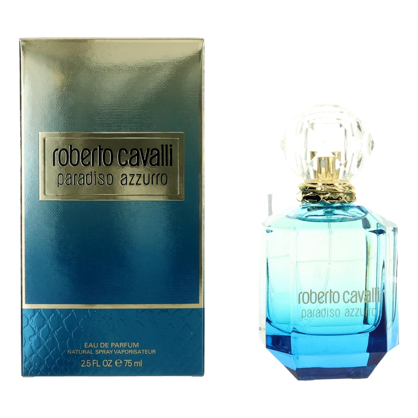Roberto Cavalli Paradiso Azzurro by Roberto Cavalli, 2.5oz EDP Spray women