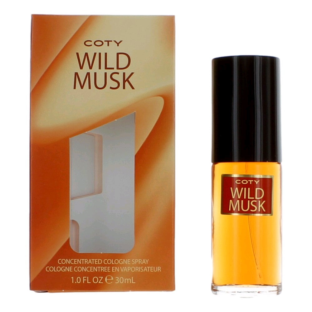 Wild Musk by Coty, 1 oz Cologne concentrated Spray for Women