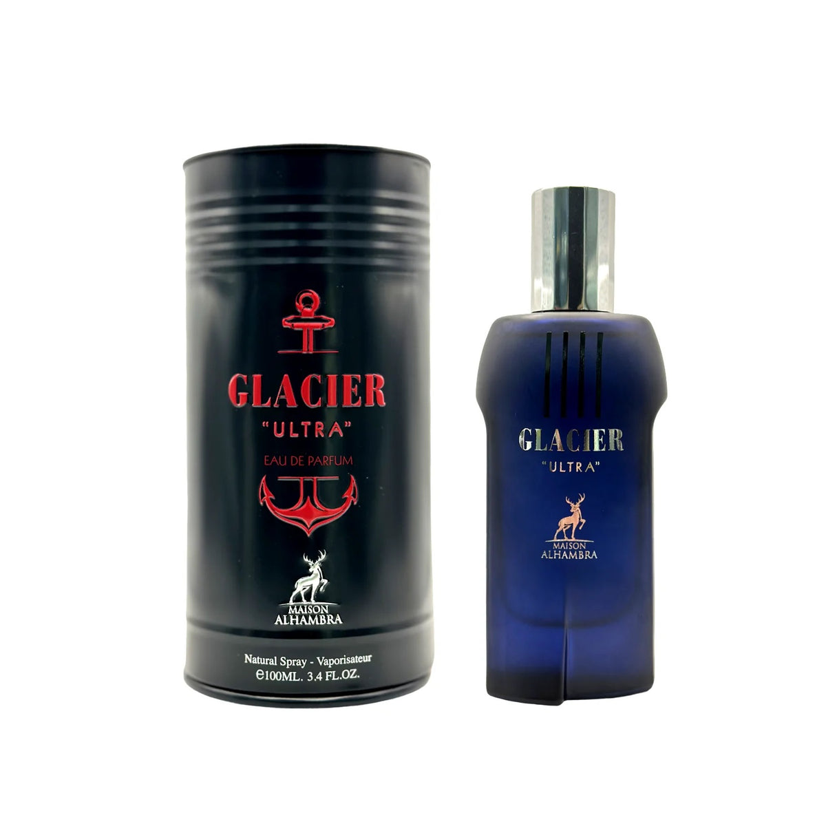 Glacier Ultra by Alhambra, 3.4 oz Eau De Parfum Spray for Men
