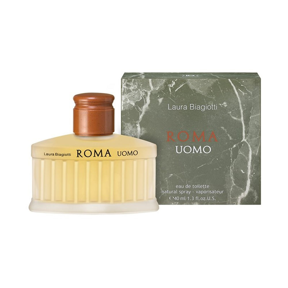 Roma Uomo by Laura Biagiotti, 1.3 oz Eau De Toilette Spray for Men