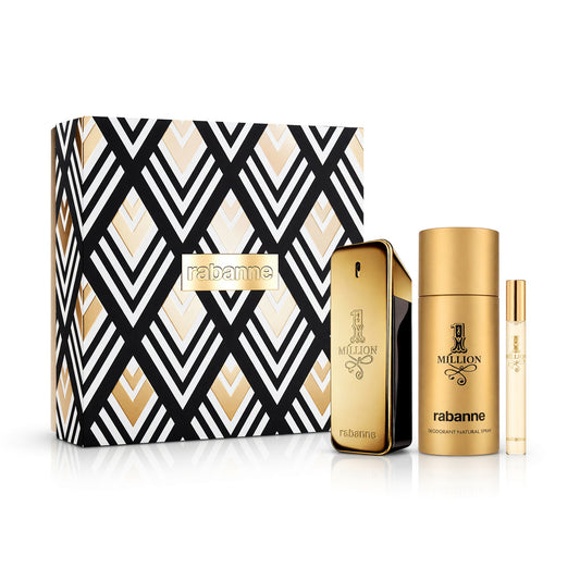 One Million by Paco Rabanne, 3 Piece Gift Set for Men