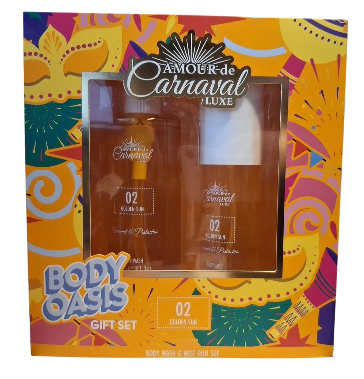 02 Golden Sun by Amour De Carnaval, 2 Piece Gift Set for Women