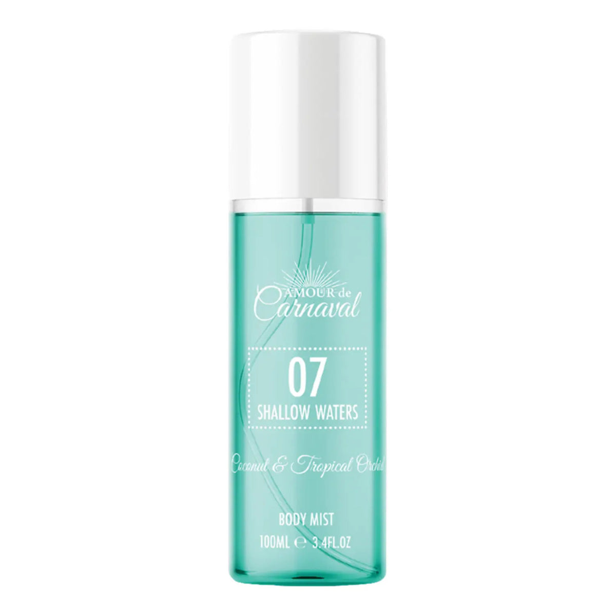 07 Shallow Waters by Amour De Carnaval, 3.4 oz Body Mist for Women