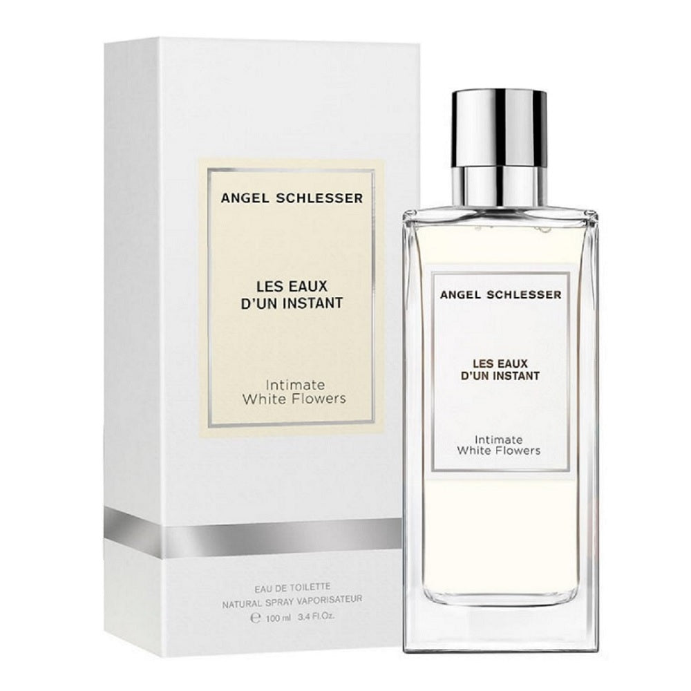 Les Eaux D''Un Instant Intimate White Flowers by Angel Schlesser, 3.4 oz Eau De Toilete Spray for Women