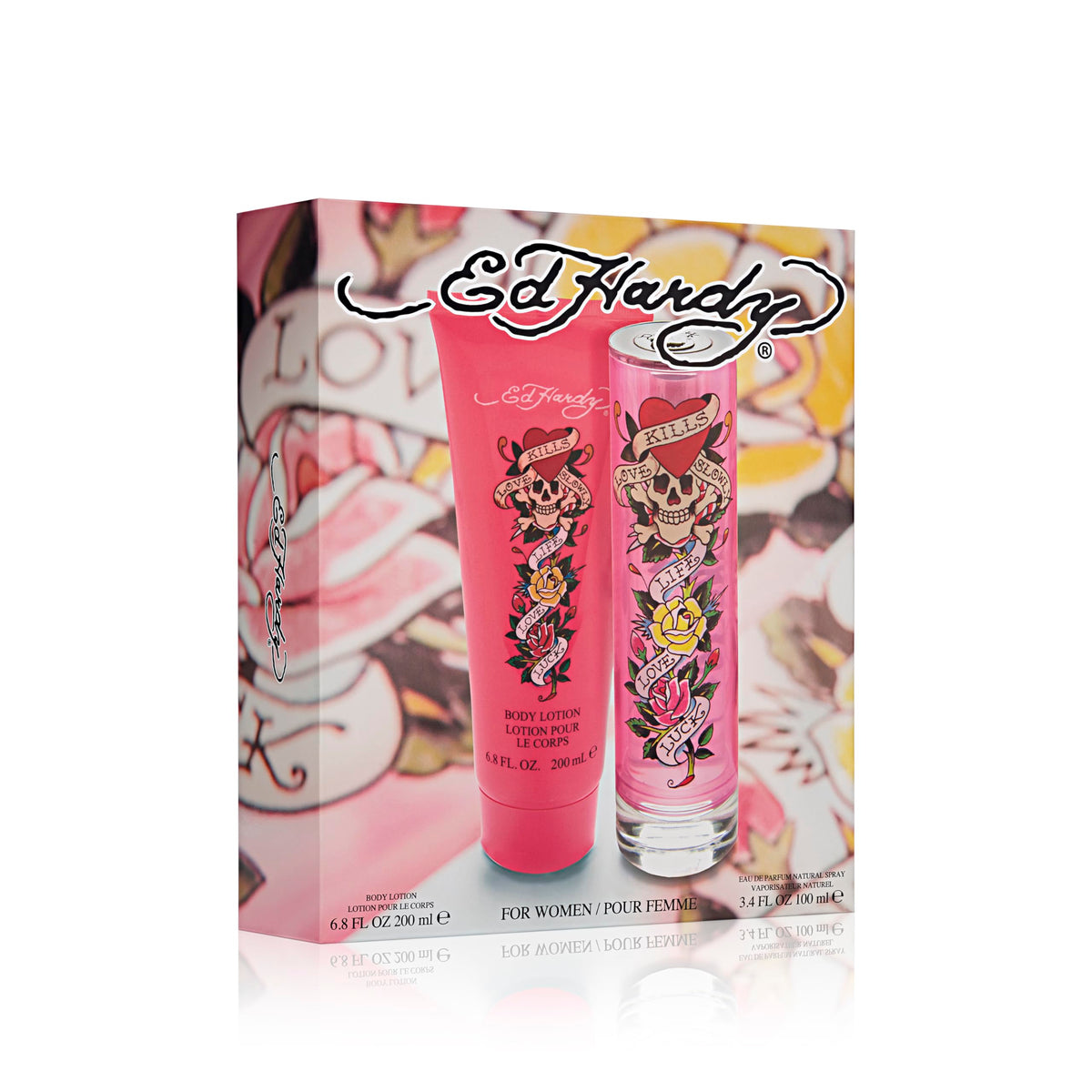 Ed Hardy by Ed Hardy, 2 Piece Gift Set for Women