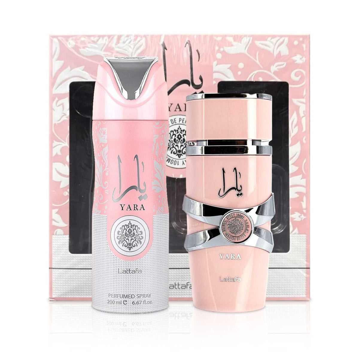 Yara by Lattafa, 2 Piece Gift Set for Women