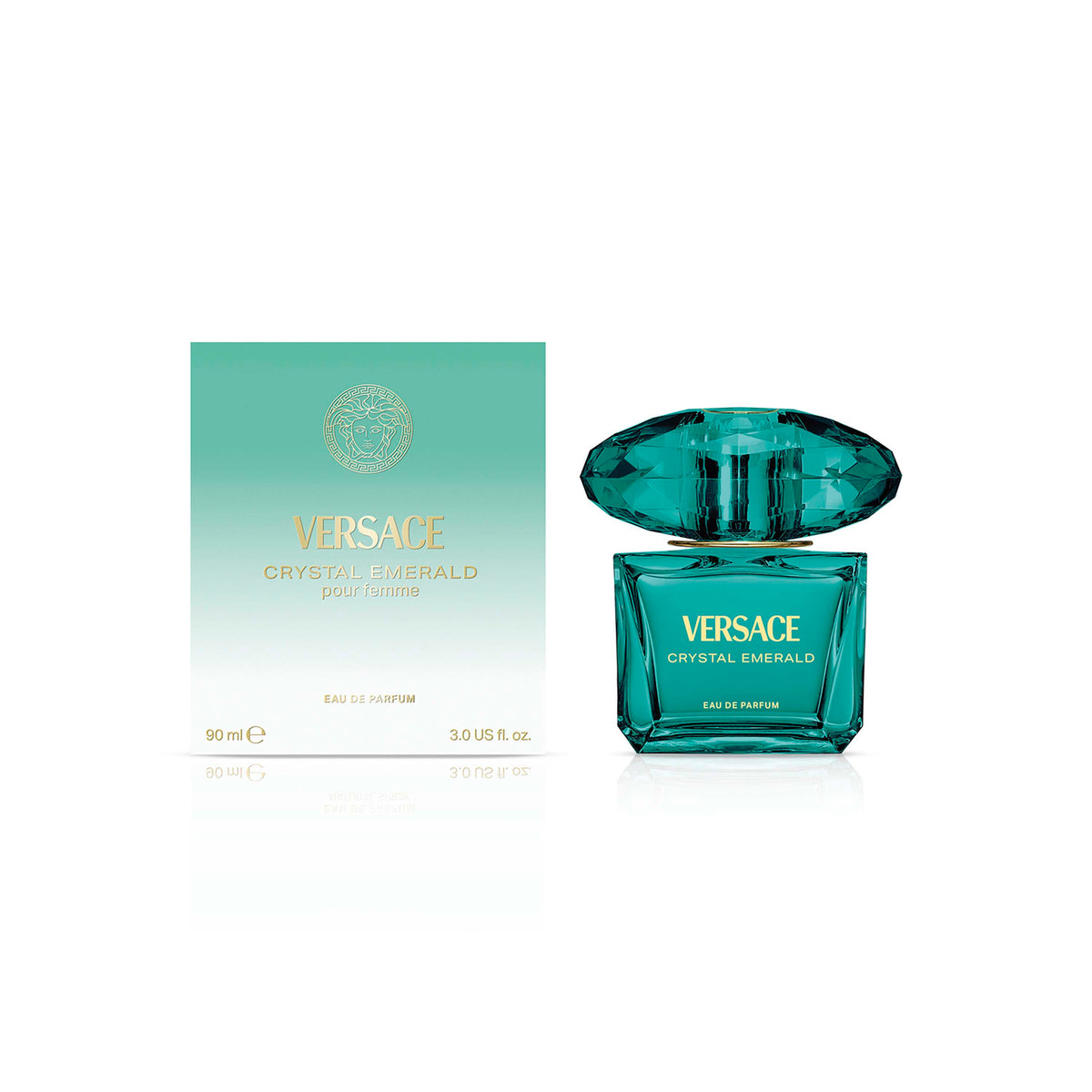 Crystal Emerald by Versace, 3 oz Eau De Parfum Spray for Women