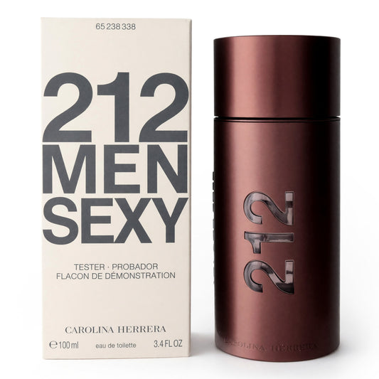 212 Sexy by Carolina Herrera, 3.4 oz EDT Spray for Men TESTER