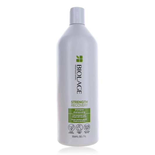 Biolage Strength Recovery Shampoo by Biolage, 33.8oz Shampoo for Damaged Hair