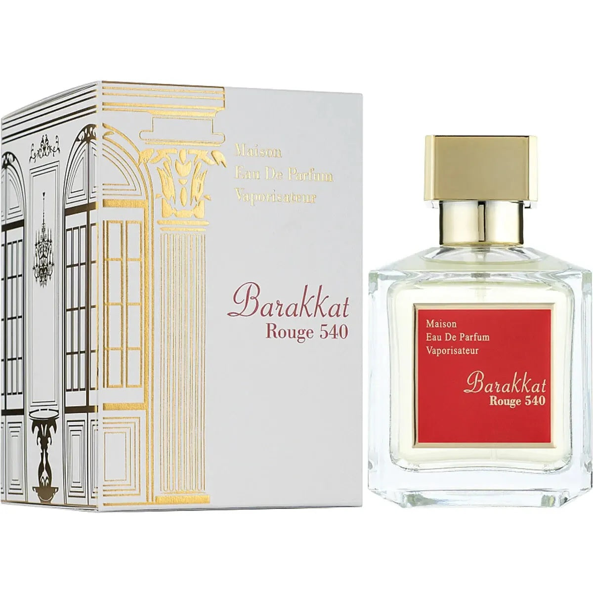 Barakkat Rouge 540 by Fragrance World, 3.4 oz Eau De Parfum Spray for Unisex