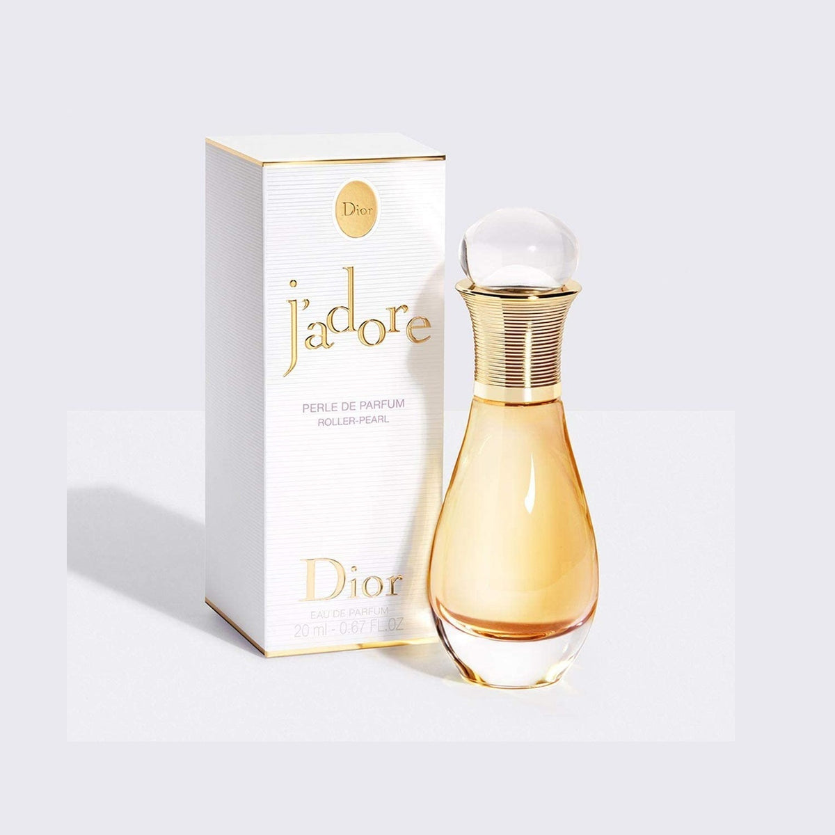 J'Adore by Christian Dior, 0.67 oz Eau De Parfum Roller Pearl for Women