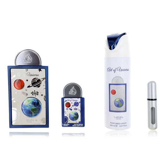 Art of Universe by Lattafa, 3 Piece Gift Set for Unisex