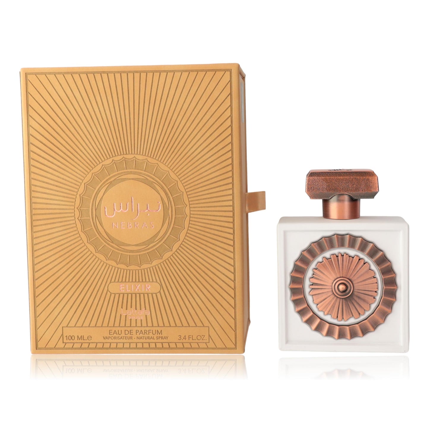 Nebras Elixir by Lattafa, 3.4 oz EDP Spray for Unisex