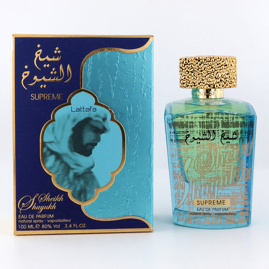 Lattafa Sheikh Al Shuyukh Supreme by Lattafa, 3.4oz EDP Spray for Unisex