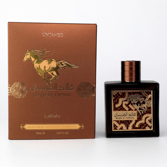 Qaed Al Fursan Untamed by Lattafa, 3 oz EDP Spray for Unisex