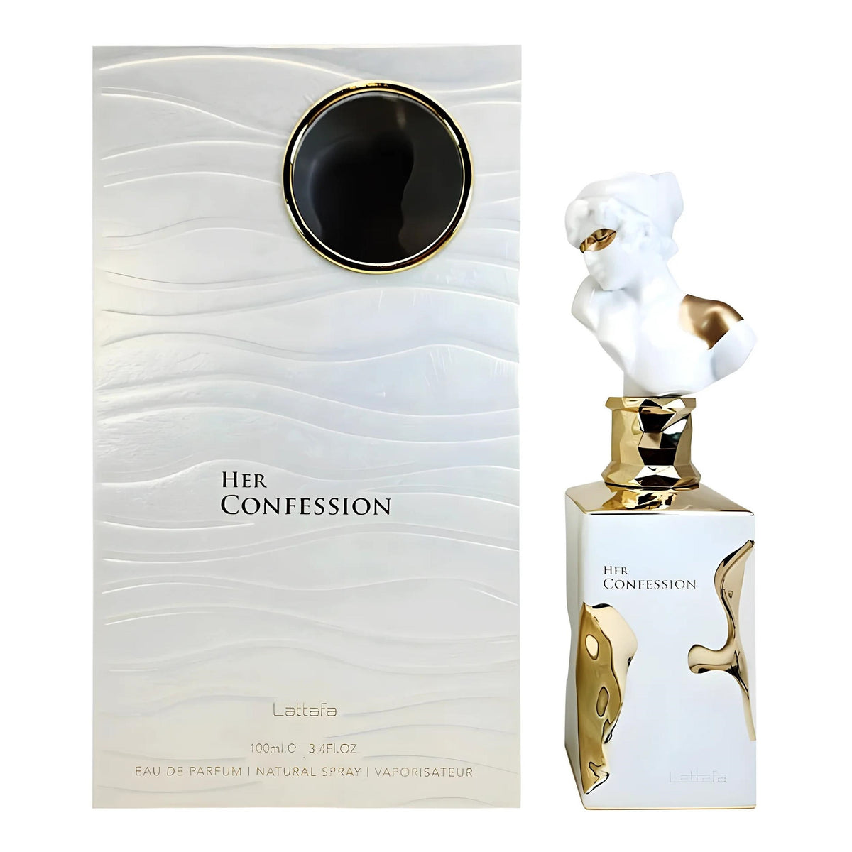 Her Confession by Lattafa, 3.4 oz Eau De Parfum Spray for Women