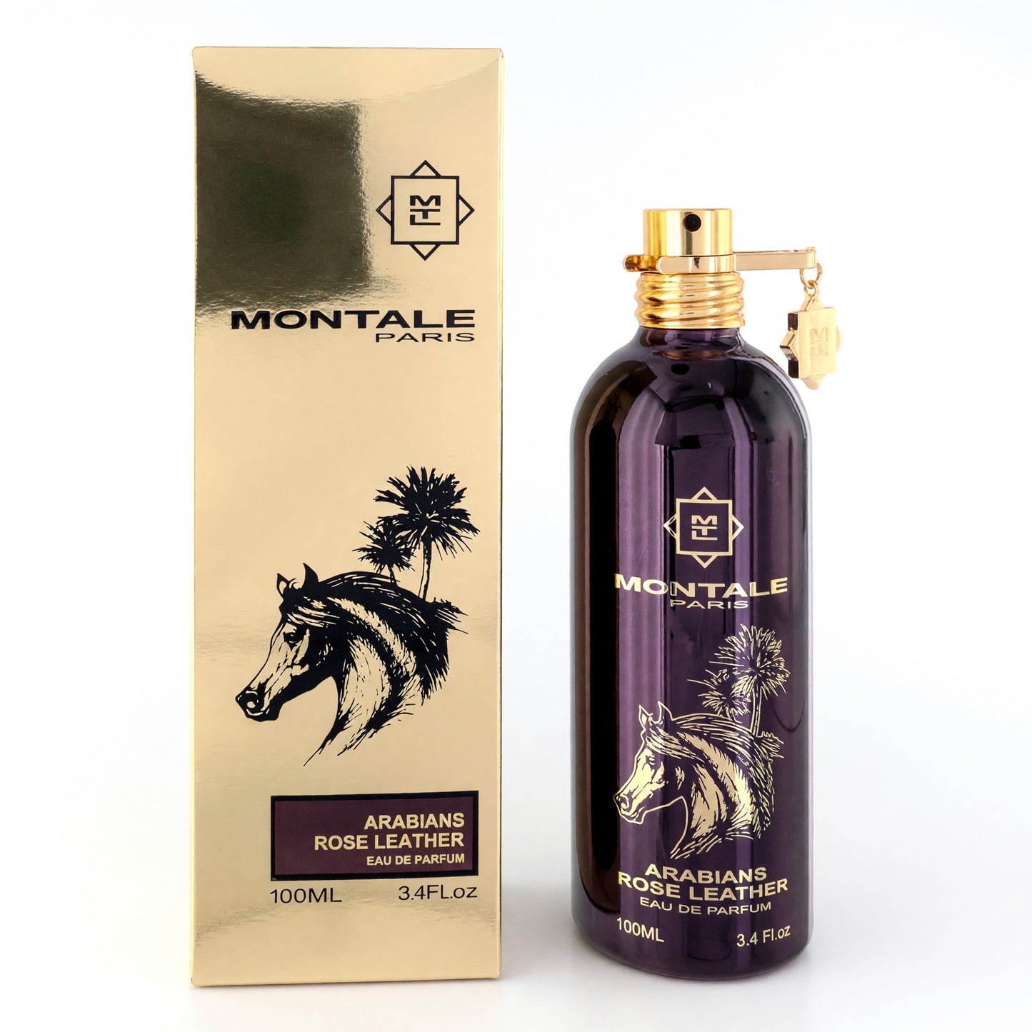 Montale Arabians Rose Leather by Montale, 3.4 oz EDP Spray for Unisex