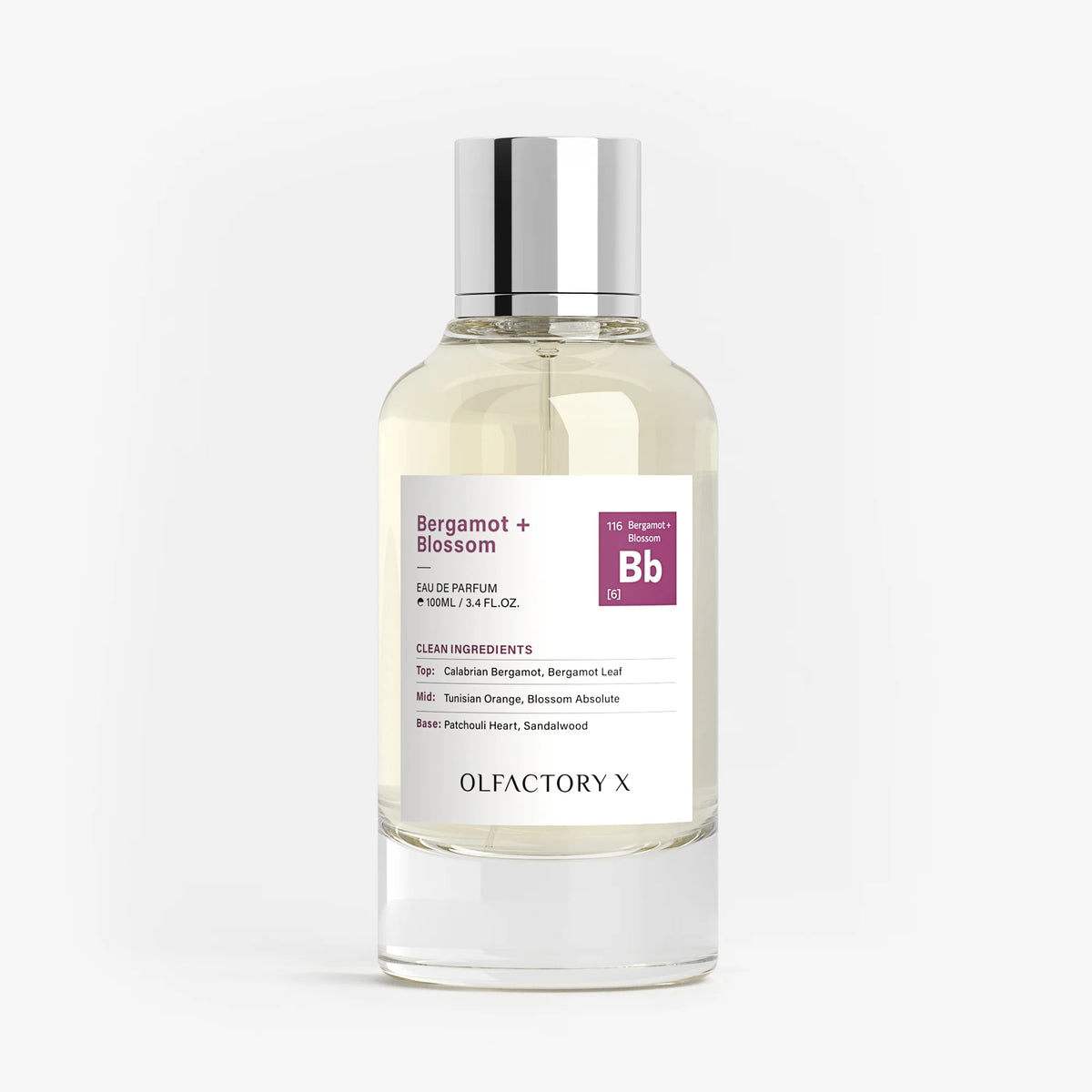 Bergamot + Blossom by Olfactory X, 3.4 oz Eau De Parfum Spray for Unisex